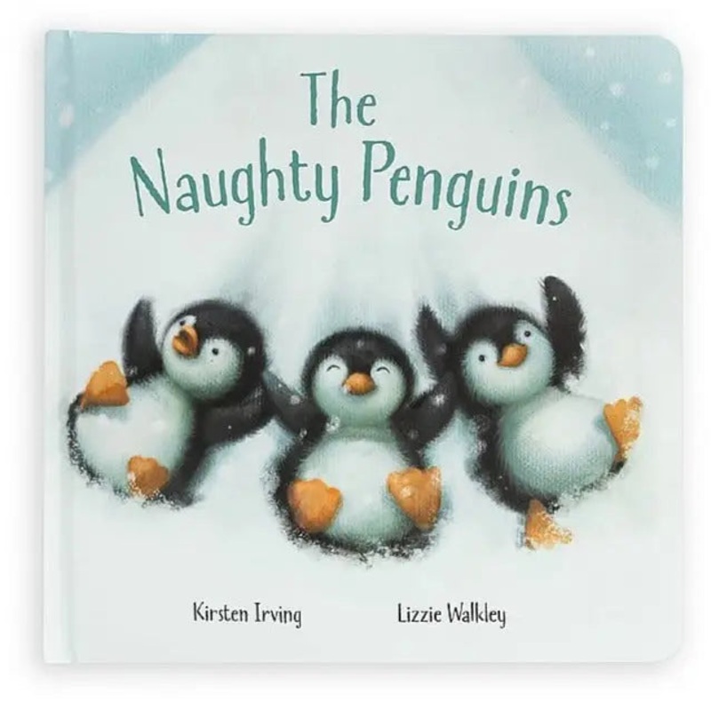 Jellycat Naughty Penguins Book, The